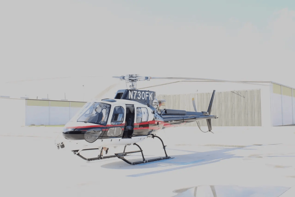Airbus H125 Helicopter with Mosquito Control Addition